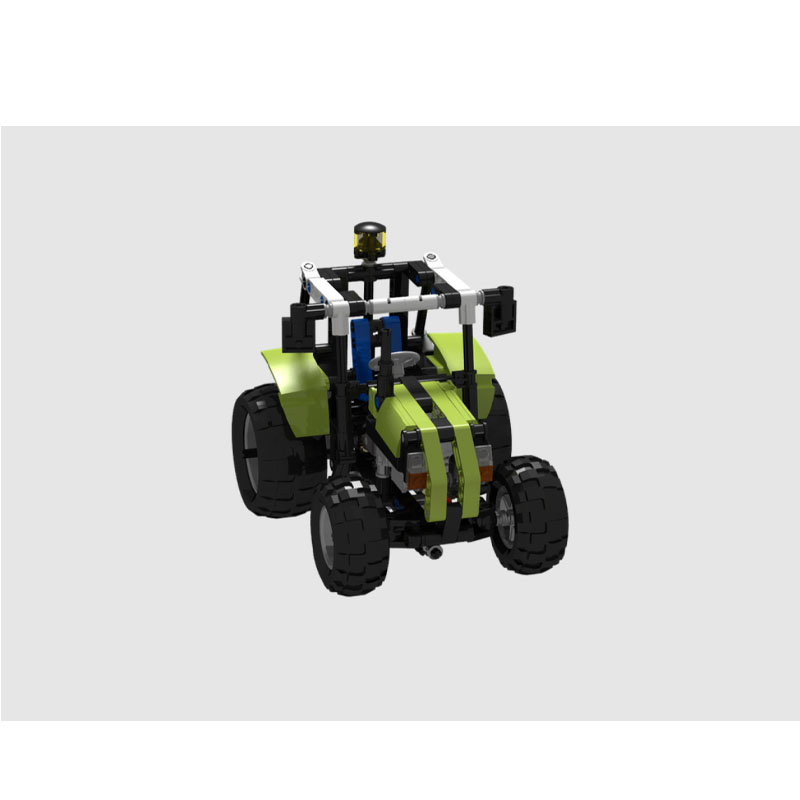 Urban Farming Model - MOC-46194 Urban Farm Agricultural Tractor Building