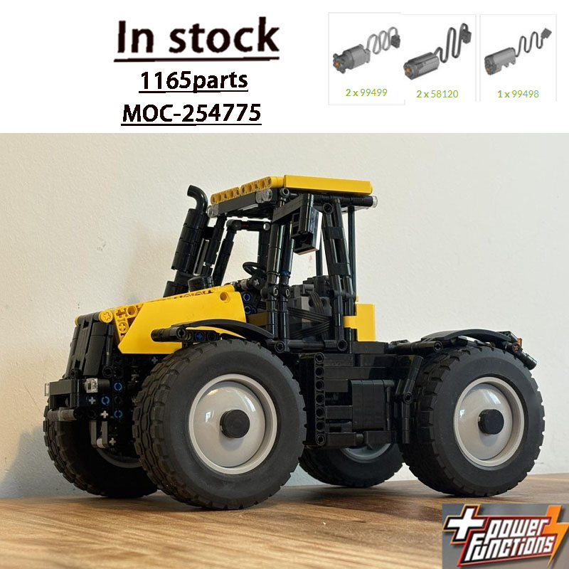 Urban Farming Model - MOC-254775 Urban Farm Agriculture Yellow-Black Tractor