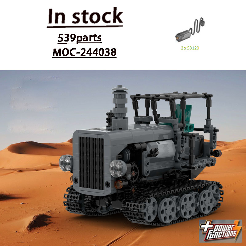 Urban Farming Model - MOC-244038 Urban Retro Agricultural Farm Tractor