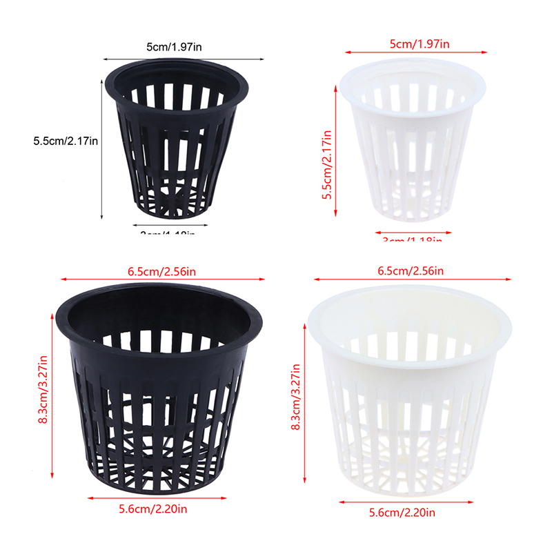 10Pcs Soilless Net Basket Slot - Net Pot 3 Inch ulasan dan harga
