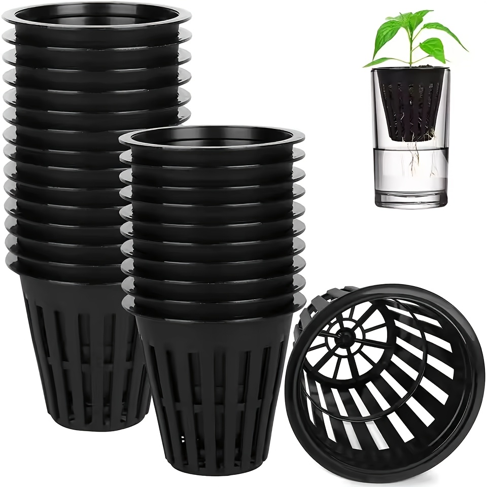 24/48PCs 2 Inch Garden Slotted - Net Pot 3 Inch ulasan dan harga